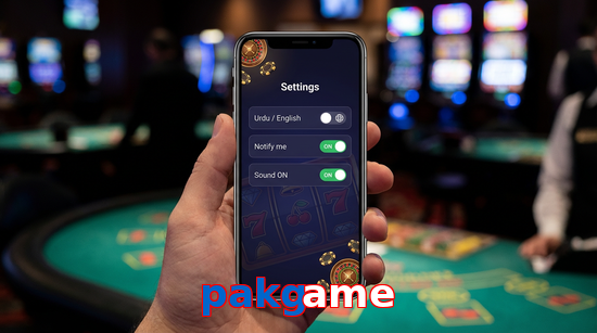 Game list for Pakgame app section