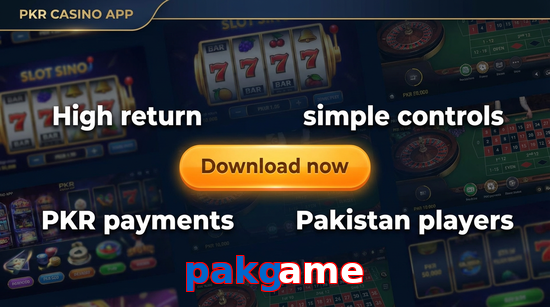 Main screen of Pakgame gamedownload page for PK players