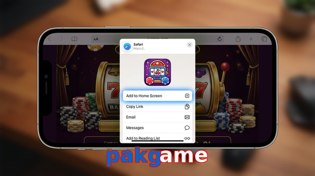 Game list for Pakgame ios section